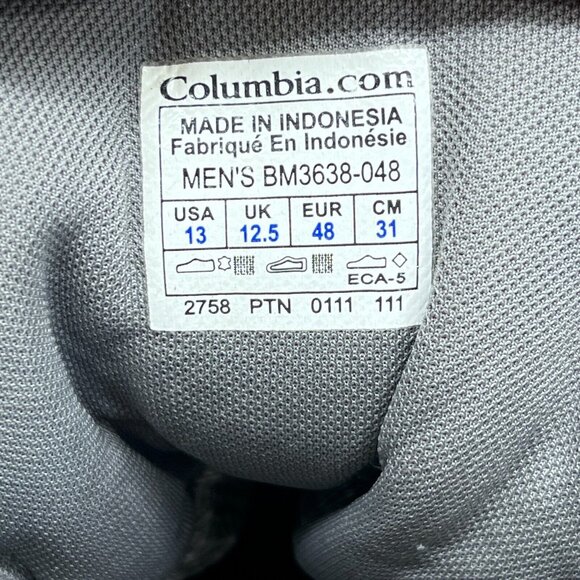 Columbia Mens Wallawalla Mid Omni Tech Shoes 13 Hiking Camping Outdoor Boots main image 7